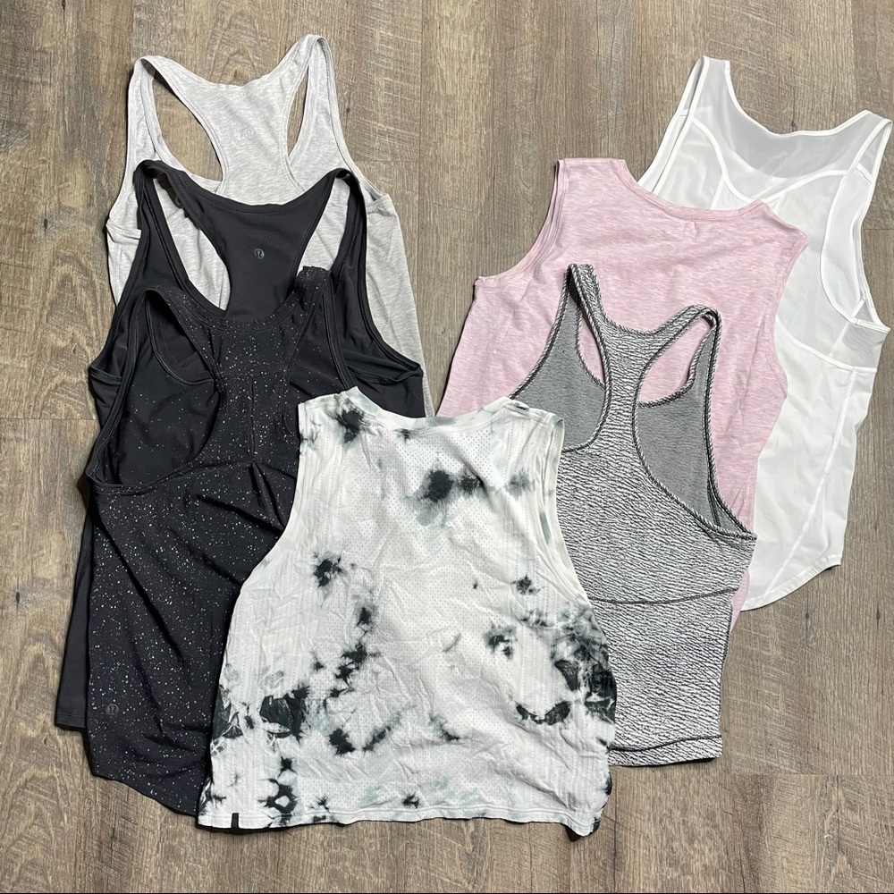 lululemon Bundle of 8 Tank Tops Size 6 / 8 - Picture 4 of 9